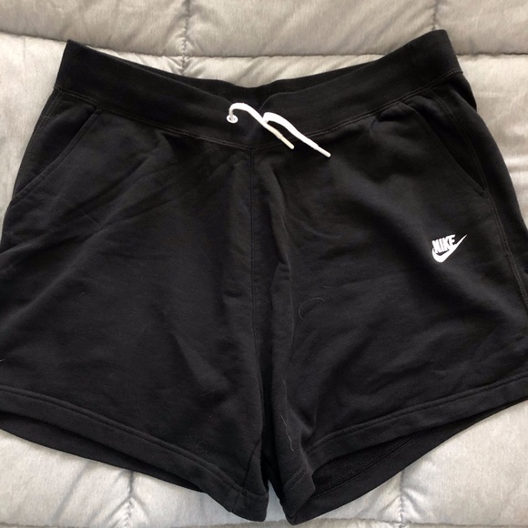 fleece nike shorts womens